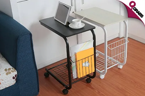 For QR85 Get an Easily Movable C-Shaped Table! - Choose from Two Colors (QR149 Value)
